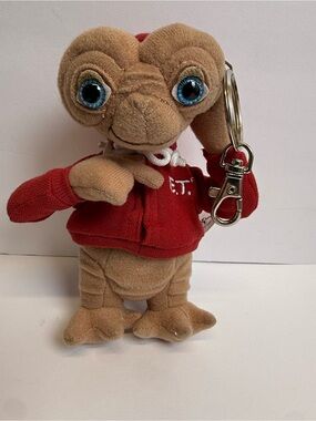 Universal Studios E.T. with Red Hoodie Keychain Ring Bag Charm Extra Terrastrial